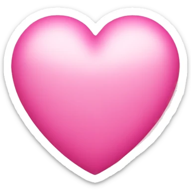 pink heart sticker