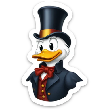Scrooge McDuck sticker