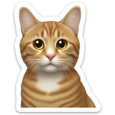 Un chat beau sticker