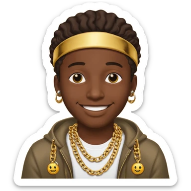 Gué Italian rapper sticker