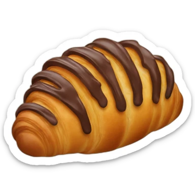 Chocolate croissant  sticker