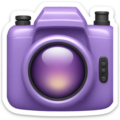 Camera light purple sticker