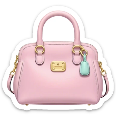 pastel coach purse sticker