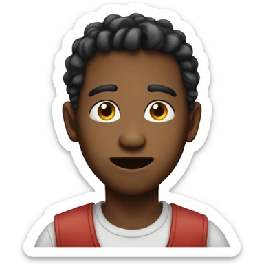 Annoying boy sticker