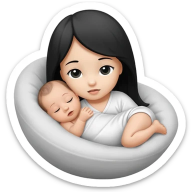 Newborn B&W Photoshoot sticker