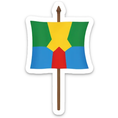 Amazigh flag sticker
