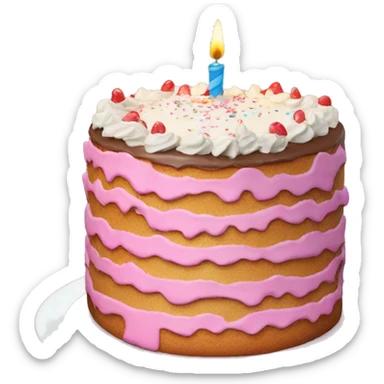 Tarta de cumpleaños sticker