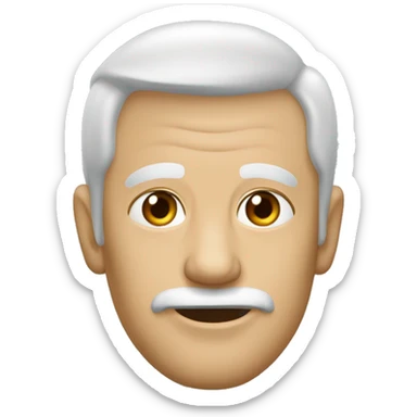 Питбуль бежевого цвета с бантиком молочного цвета на шее sticker