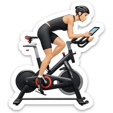 Peloton stationary bike sticker