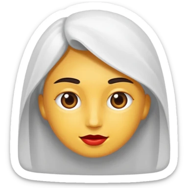 kadın kırmızı küpeli sarışın sticker