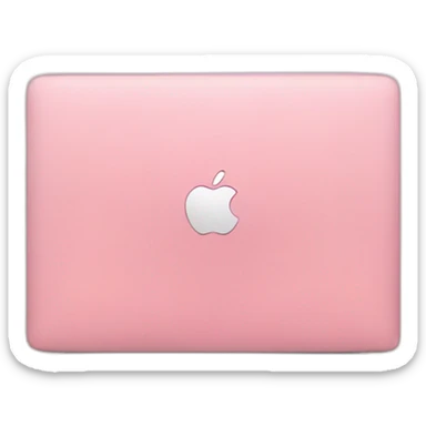 pink macbook sticker