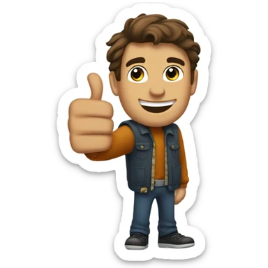 Cole palmer thumbs up sticker
