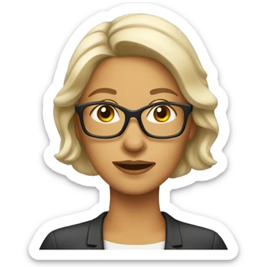 Woman psychologist  sticker