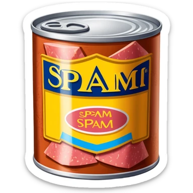 picasso abstract art SPAM MEAT painting sticker