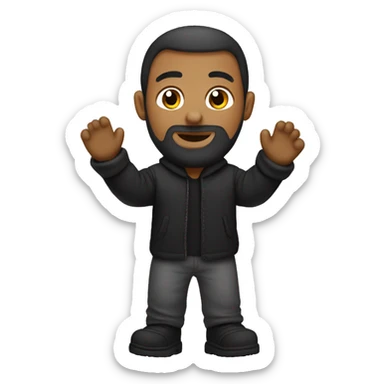 Black ugg tasmans sticker