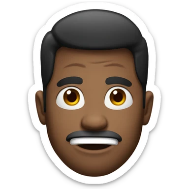 Reckless face sticker