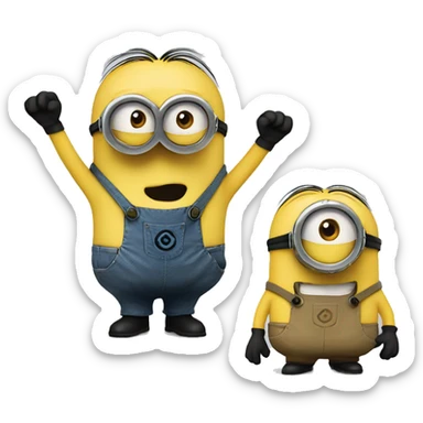 make a minion that has a invisibility superpower sticker
