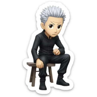 Yuji Itadori full body figure from Jujutsu Kaisen  sticker