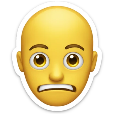 Squinting emoji  sticker