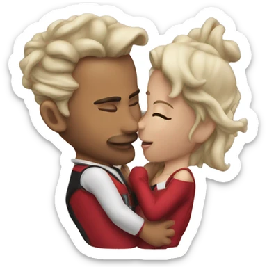kiss-kiss sticker