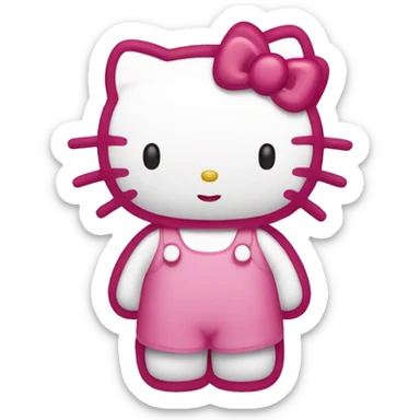 hello kitty  sticker