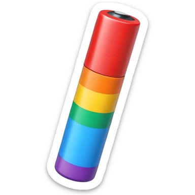 Rainbow marker sticker