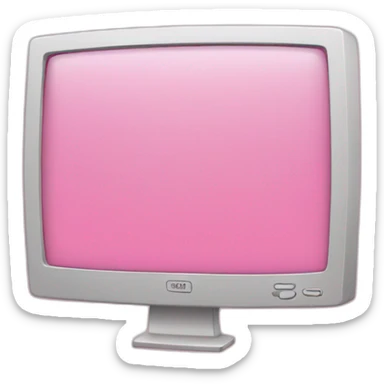pink screen sticker