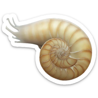 New Caledonia nautilus sticker