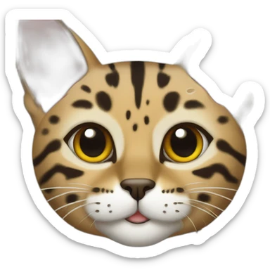 F1 Savannah Cat sticker