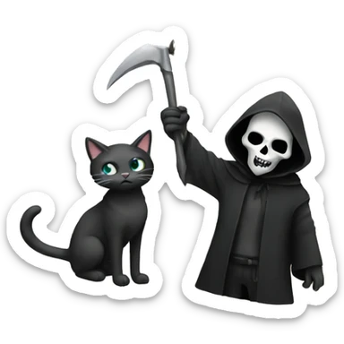 reaper with cat sticker