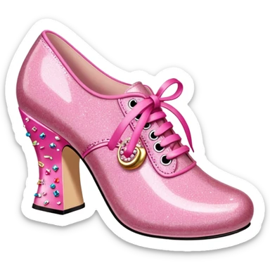 Betsey Johnson style spam meat shoe sculpture  sticker