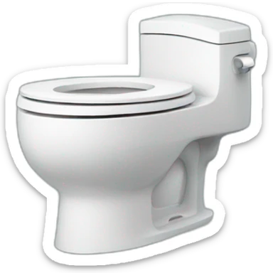 a toilet that you can pedal to wipe sticker