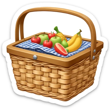 picnic basket sticker