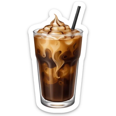 Iced coffee sticker