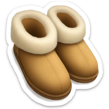 pair of ugg slipper sticker