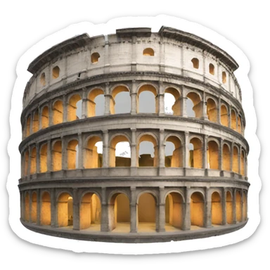 Rome Coliseum sticker