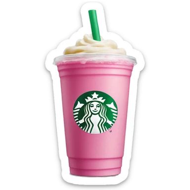 starbucks pink drink sticker
