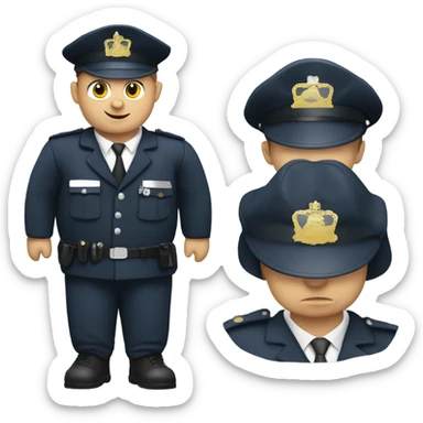 British policeman sticker
