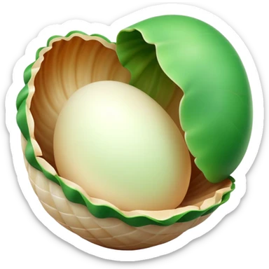 young shoot in the process of hatching sticker