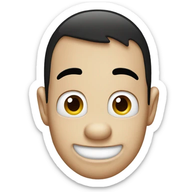 MICKEY MOUSE HEAD EMOJI sticker