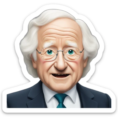 Michael D higgins sticker