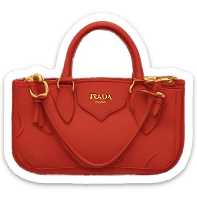 Prada purse in red sticker