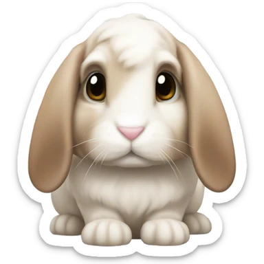  lop-eared Bunny  sticker