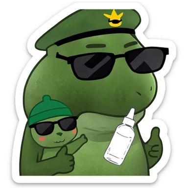 Diddy holding baby oil sticker