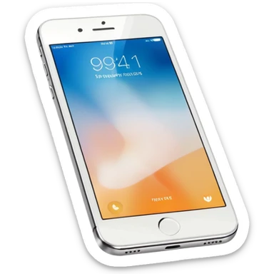 Téléphone apple  sticker