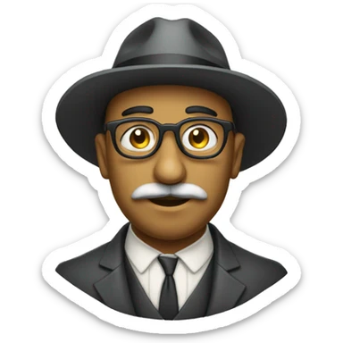 Pessoa dizendo não sticker