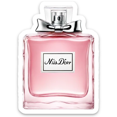Miss dior perfume sticker