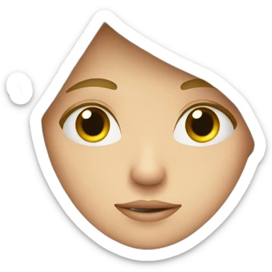 Blond girl Person sick with covid sticker