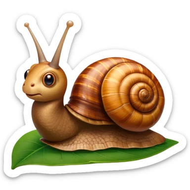 garden snail sticker