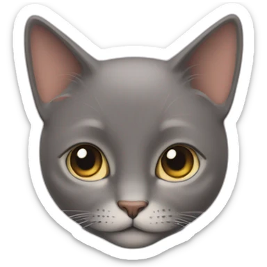 Un chat coquin sticker